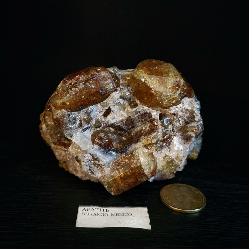 Unique Apatite Crystal Cluster